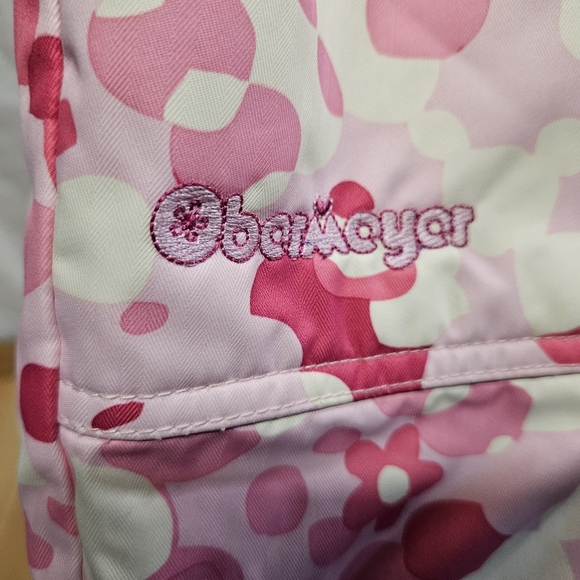 OBERMEYER -SNOVERALL - BIB SKI PANTS - KIDS SIZE 2 - PINK - WINTER -  INSULATED - Picture 4 of 7